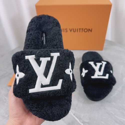 Wholesale Louis Vuitton Slippers For Women #1266740 $85.00 USD, Wholesale Quality Replica Louis Vuitton Slippers