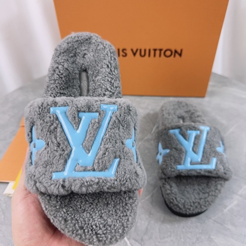 Wholesale Louis Vuitton Slippers For Women #1266741 $85.00 USD, Wholesale Quality Replica Louis Vuitton Slippers