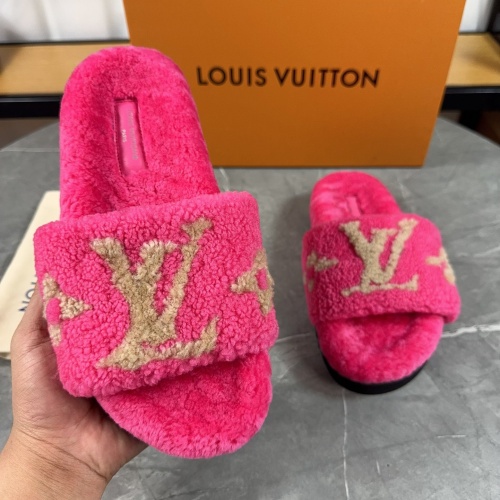 Wholesale Louis Vuitton Slippers For Women #1266745 $85.00 USD, Wholesale Quality Replica Louis Vuitton Slippers