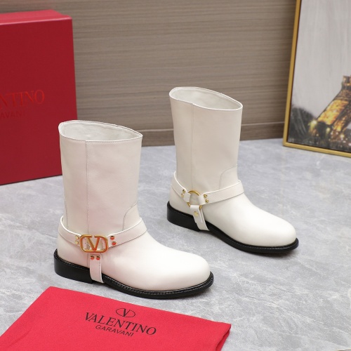 Wholesale Valentino Boots For Women #1266789 $150.00 USD, Wholesale Quality Replica Valentino Boots