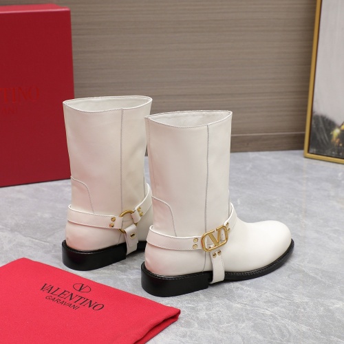 Replica Valentino Boots For Women #1266789 $150.00 USD for Wholesale