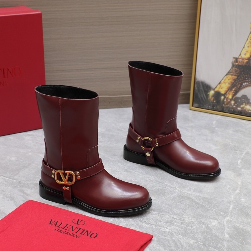 Wholesale Valentino Boots For Women #1266793 $150.00 USD, Wholesale Quality Replica Valentino Boots