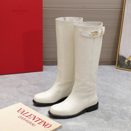 Replica Valentino Boots For Women #1266801 $185.00 USD for Wholesale