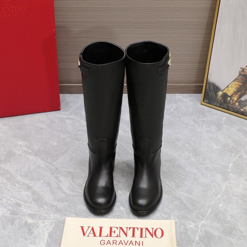 Replica Valentino Boots For Women #1266806 $185.00 USD for Wholesale