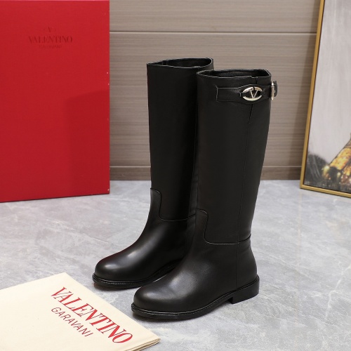 Replica Valentino Boots For Women #1266806 $185.00 USD for Wholesale