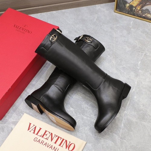 Replica Valentino Boots For Women #1266806 $185.00 USD for Wholesale