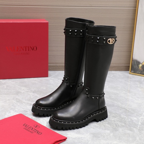 Replica Valentino Boots For Women #1266815 $182.00 USD for Wholesale