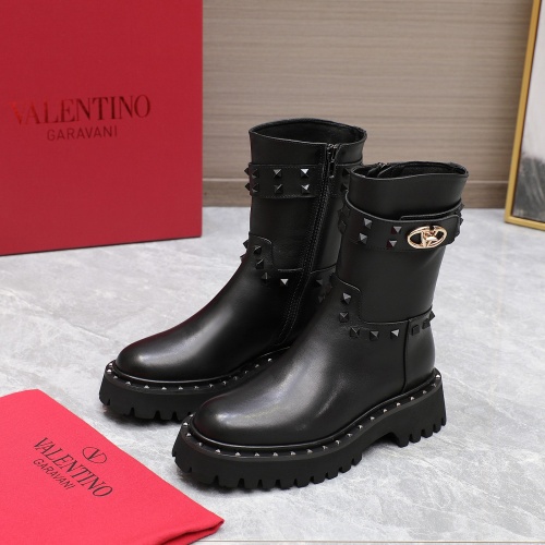 Wholesale Valentino Boots For Women #1266819 $140.00 USD, Wholesale Quality Replica Valentino Boots