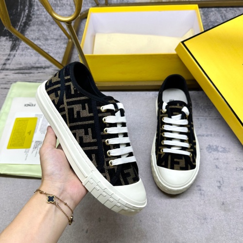 Wholesale Fendi Casual Shoes For Men #1266831 $85.00 USD, Wholesale Quality Replica Fendi Casual Shoes