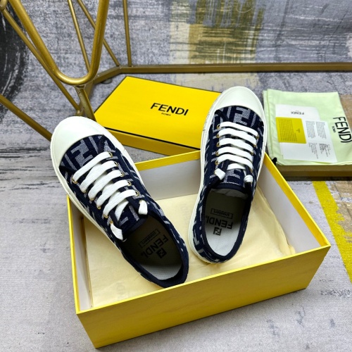 Replica Fendi Casual Shoes For Women #1266832 $85.00 USD for Wholesale