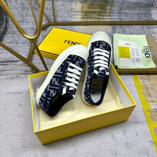 Replica Fendi Casual Shoes For Men #1266833 $85.00 USD for Wholesale