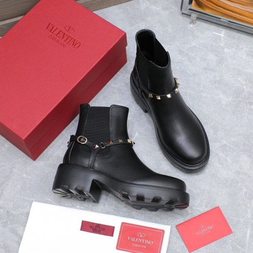 Replica Valentino Boots For Women #1266839 $130.00 USD for Wholesale