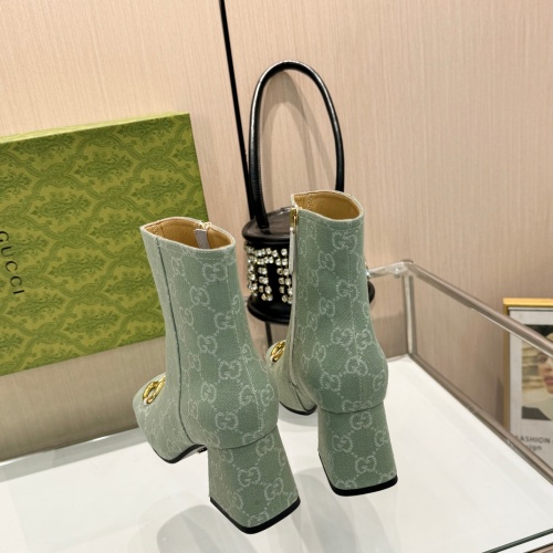 Replica Gucci Boots For Women #1266850 $100.00 USD for Wholesale