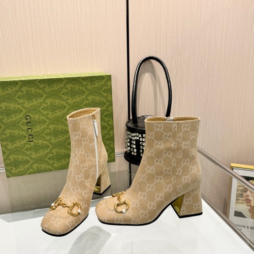 Wholesale Gucci Boots For Women #1266851 $100.00 USD, Wholesale Quality Replica Gucci Boots