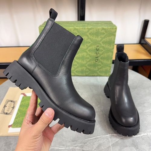 Wholesale Gucci Boots For Women #1266855 $112.00 USD, Wholesale Quality Replica Gucci Boots