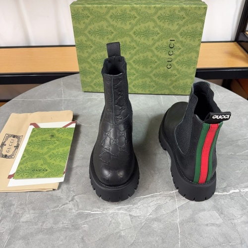 Replica Gucci Boots For Women #1266857 $112.00 USD for Wholesale