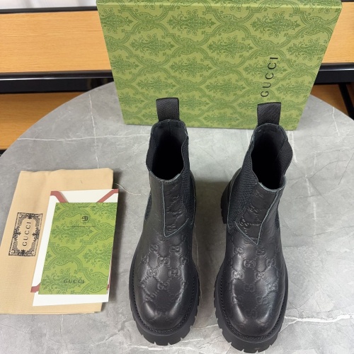 Replica Gucci Boots For Men #1266858 $112.00 USD for Wholesale