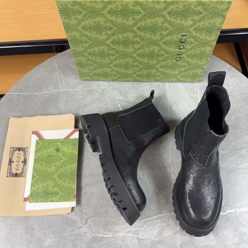 Replica Gucci Boots For Men #1266858 $112.00 USD for Wholesale