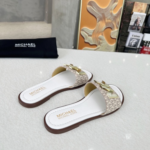 Replica Michael Kors Slippers For Women #1266859 $82.00 USD for Wholesale