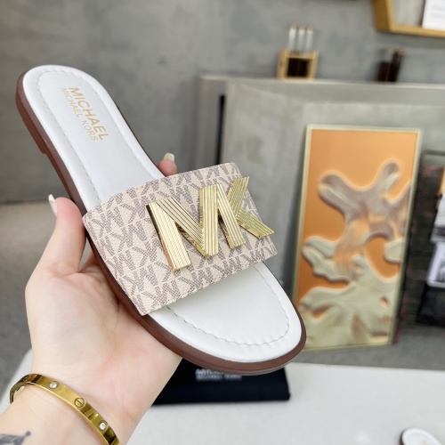 Replica Michael Kors Slippers For Women #1266859 $82.00 USD for Wholesale