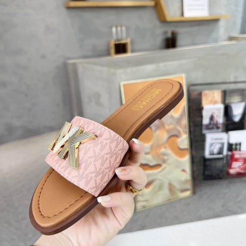 Replica Michael Kors Slippers For Women #1266863 $82.00 USD for Wholesale