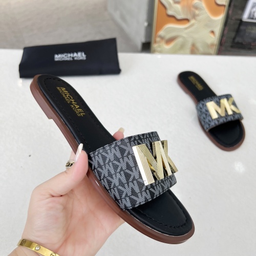 Replica Michael Kors Slippers For Women #1266876 $82.00 USD for Wholesale