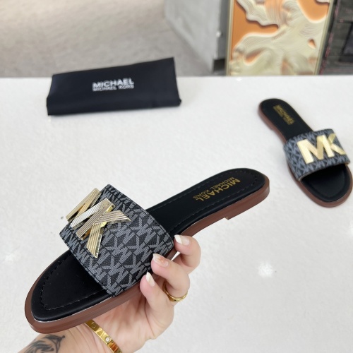 Replica Michael Kors Slippers For Women #1266876 $82.00 USD for Wholesale