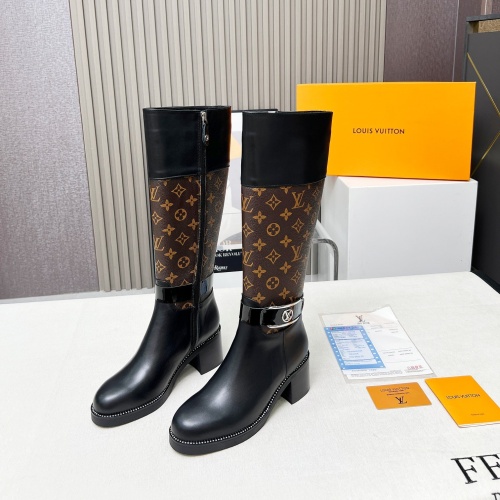 Wholesale Louis Vuitton Boots For Women #1266887 $140.00 USD, Wholesale Quality Replica Louis Vuitton Boots