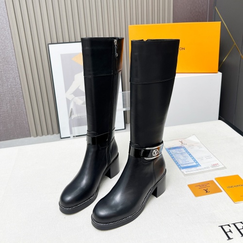 Wholesale Louis Vuitton Boots For Women #1266889 $140.00 USD, Wholesale Quality Replica Louis Vuitton Boots