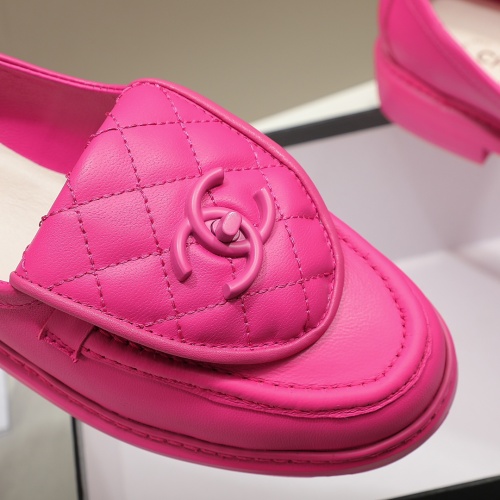 Replica Chanel Leather Shoes For Women #1266961 $92.00 USD for Wholesale