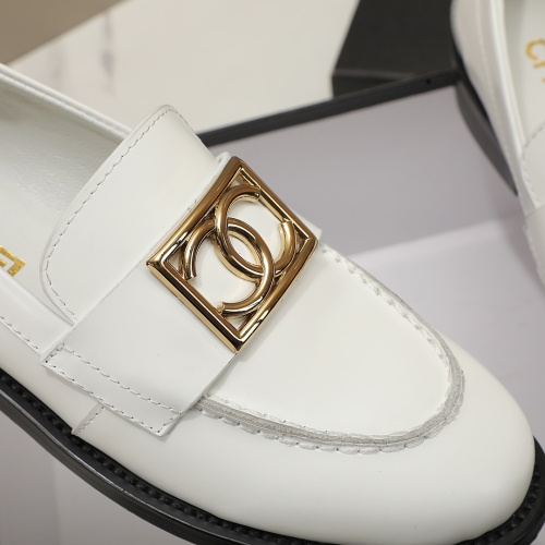 Replica Chanel Leather Shoes For Women #1266977 $98.00 USD for Wholesale