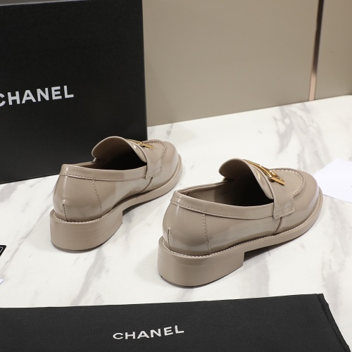 Replica Chanel Leather Shoes For Women #1266979 $98.00 USD for Wholesale