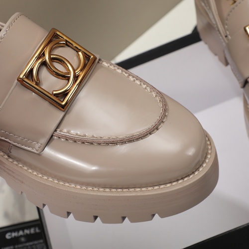 Replica Chanel Leather Shoes For Women #1266982 $102.00 USD for Wholesale