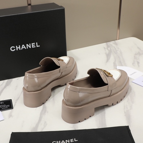 Replica Chanel Leather Shoes For Women #1266983 $102.00 USD for Wholesale