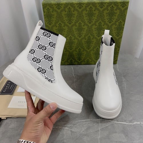 Replica Gucci Boots For Men #1266990 $115.00 USD for Wholesale