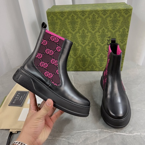 Replica Gucci Boots For Men #1266992 $115.00 USD for Wholesale