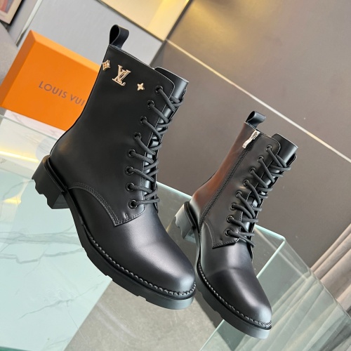 Wholesale Louis Vuitton Boots For Women #1267012 $102.00 USD, Wholesale Quality Replica Louis Vuitton Boots