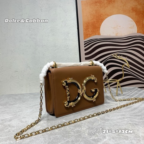 Replica Dolce & Gabbana D&G AAA Quality Messenger Bags For Women #1267018 $105.00 USD for Wholesale