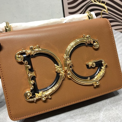 Replica Dolce & Gabbana D&G AAA Quality Messenger Bags For Women #1267018 $105.00 USD for Wholesale