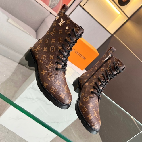 Wholesale Louis Vuitton Boots For Women #1267021 $102.00 USD, Wholesale Quality Replica Louis Vuitton Boots