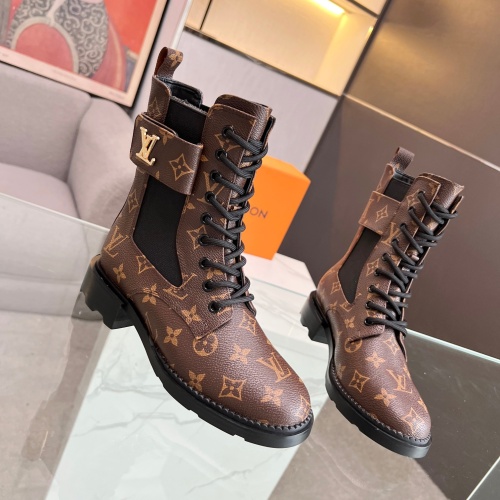 Wholesale Louis Vuitton Boots For Women #1267022 $102.00 USD, Wholesale Quality Replica Louis Vuitton Boots