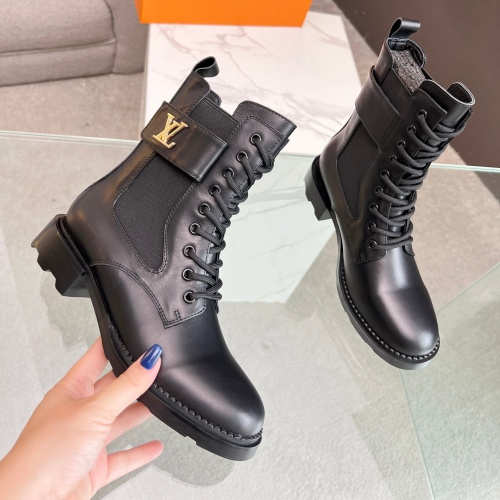 Wholesale Louis Vuitton Boots For Women #1267023 $102.00 USD, Wholesale Quality Replica Louis Vuitton Boots