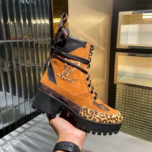 Replica Louis Vuitton Boots For Women #1267034 $100.00 USD for Wholesale