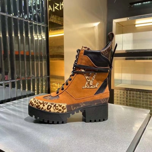 Replica Louis Vuitton Boots For Women #1267034 $100.00 USD for Wholesale