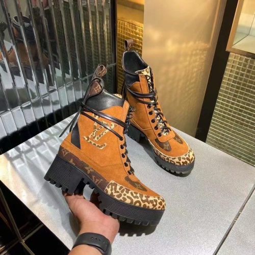 Replica Louis Vuitton Boots For Women #1267034 $100.00 USD for Wholesale