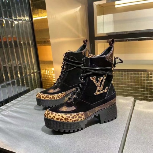 Replica Louis Vuitton Boots For Women #1267035 $100.00 USD for Wholesale