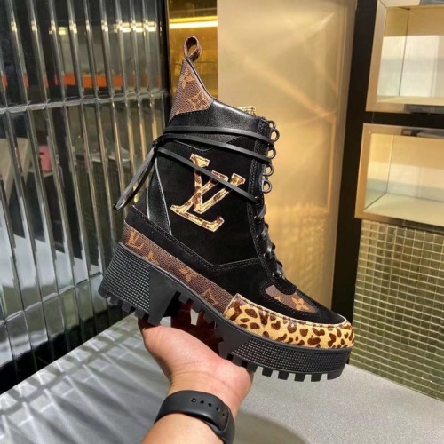 Replica Louis Vuitton Boots For Women #1267035 $100.00 USD for Wholesale