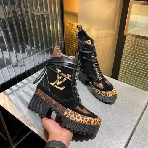 Replica Louis Vuitton Boots For Women #1267035 $100.00 USD for Wholesale