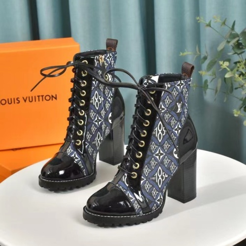 Wholesale Louis Vuitton Boots For Women #1267045 $92.00 USD, Wholesale Quality Replica Louis Vuitton Boots