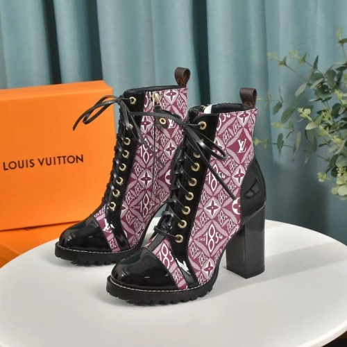 Wholesale Louis Vuitton Boots For Women #1267046 $92.00 USD, Wholesale Quality Replica Louis Vuitton Boots